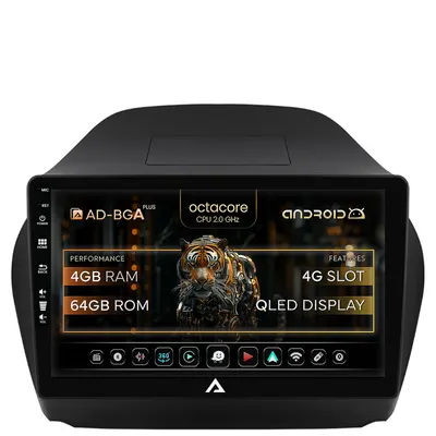 Navigatie Hyundai IX35 (2009-2015), Android, A-Octacore 4GB RAM + 64GB ROM, 10.1 Inch - AD-BGA10004+AD-BGRKIT189