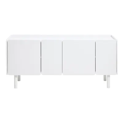 Comodă albă 160x70x45 cm Bera – Unique Furniture