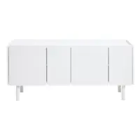 Comodă albă 160x70x45 cm Bera – Unique Furniture