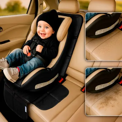 Husa impermeabila protectie bancheta auto, 4 buzunare