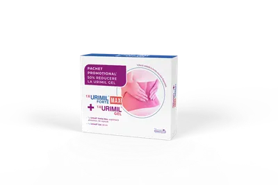 Pachet Urimil Forte Max 30 capsule + Urimil Gel 50ml, NaturPharma