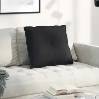 vidaXL Perna pentru spate Negru 60 x 19 x 50 cm țesătură