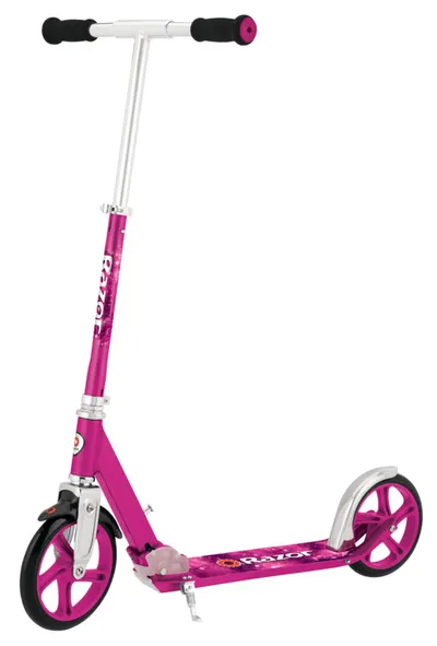 Trotineta pliabila roti mari adulti si copii 8+ ani Razor A5 Lux Roz
