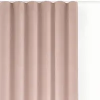 Draperie roz-deschis dimout (semi-opacă) din catifea 200x270 cm Velto – Filumi