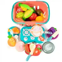 Cosulet cu Alimente si Accesorii din Plastic - 30 Piese