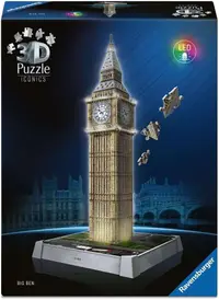 3D Puzzle Ravensburger din 216 piese - Big Ben cu lumini