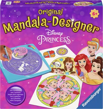 Trusă creativă Ravensburger - Designer de mandale, prințese Disney