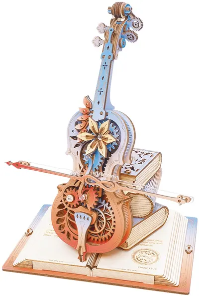 Puzzle 3D din lemn Robo Time din 199 piese - Simfonia viselor magnifice
