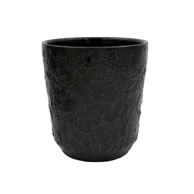 Mască de ghiveci negru Mica 15x12 cm