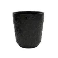 Mască de ghiveci negru Mica 15x12 cm