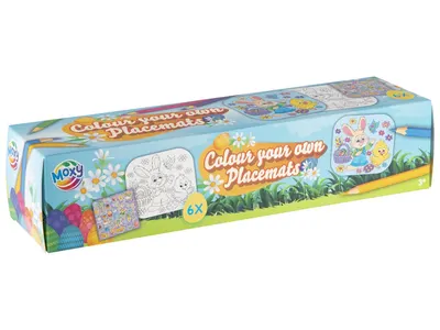 Set de 6 suporturi de masă pentru colorat