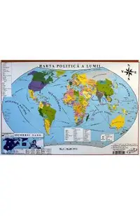 Harta de perete: Harta lumii. Pliata