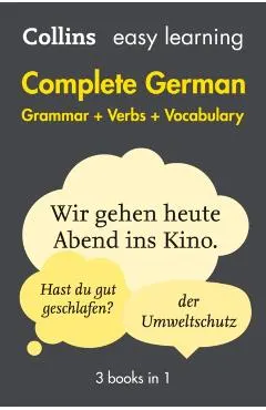 Easy Learning Complete German Grammar, Verbs and Vocabulary