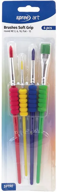 Set de desen Spree Art - Soft Grip, 4 buc