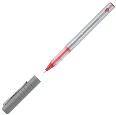 Roller Faber-Castell Free Ink - 0.7 mm, rosu