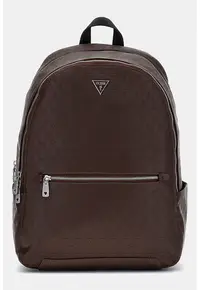 Rucsac din piele ecologica cu aspect texturat Torino - Maro