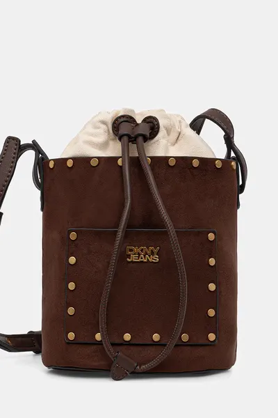 DKNY sac pentru femei, cu imitație de piele întoarsă PAYTON