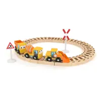 Set de joaca masini de constructie si cale ferata