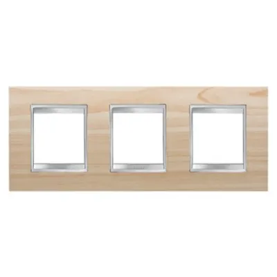 Placa ornament CProiector HORUS LUX international - IN TECHNOPOLYMER finisaj lemnING - 2+2+2 modul HORIZONTAL - MAPLE - CProiector HORUS