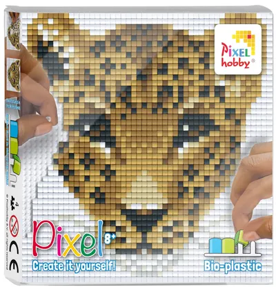 Set de pixeli creativi Pixelhobby - Leopard