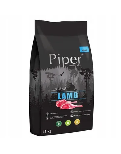 PIPER Hrană uscată cu miel pentru câini 12 kg