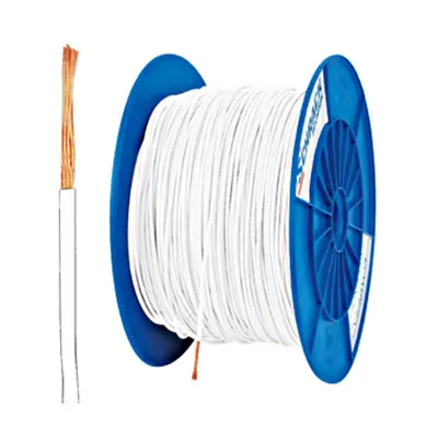 Tambur cu conductor H07V-K 1,5 alb