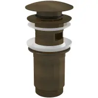Ventil lavoar bronz antichizat CLICK CLACK 5/4" cu preaplin