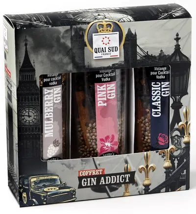 Set 3 amestecuri pentru cocktail - Gin Addict