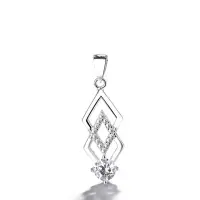Pandantiv argint 925, JW1305, model elegant, placat cu rodiu