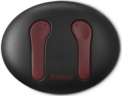 Căști wireless Hama - Spirit Unchained, TWS, ENC, roșii