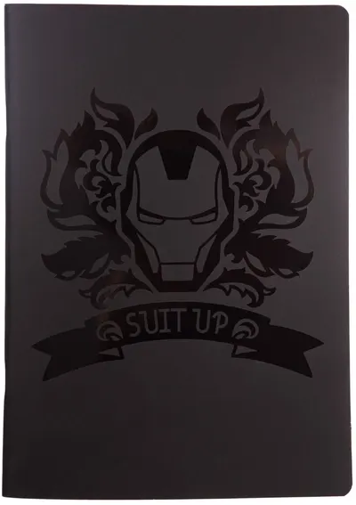 Caiet Cool Pack Black - Disney 100, Iron Man, A4, rânduri largi, 60 foi