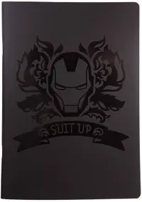 Caiet Cool Pack Black - Disney 100, Iron Man, A4, rânduri largi, 60 foi