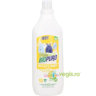 Detergent Lichid Hipoalergenic pentru Rufele Bebelusilor Ecologic/Bio 1000ml