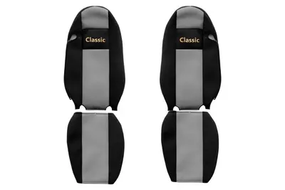 Set huse scaun textil camion compatibile cu Iveco Stralis (01.2002-12.2012)