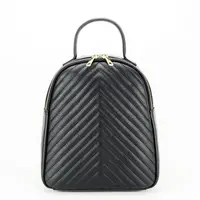 Rucsac din piele naturala 8955 121 Negru