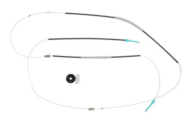 Set reparatie macara geam stanga/dreapta potrivit VW GOLF 3, GOLF 4 1993-2002 - (cabluri)