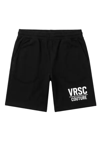 Pantaloni scurti de trening cu logo Nyxos Ultra - Negru
