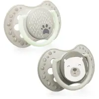LOVI Buddy Bear suzetă 6-18 m 2 buc
