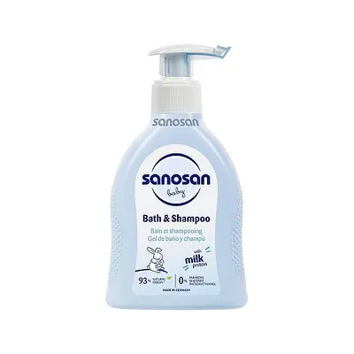 Spumant si sampon pentru copii, Sanosan | 200 ml