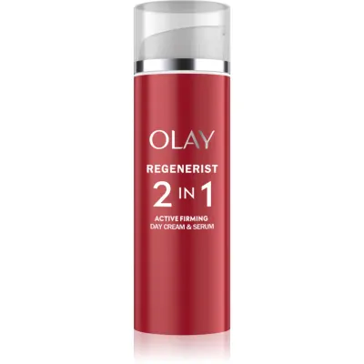 Olay Regenerist 2 in 1 Day Cream & Serum cremă de zi și ser cu efect de fermitate antirid 2in1 50 ml