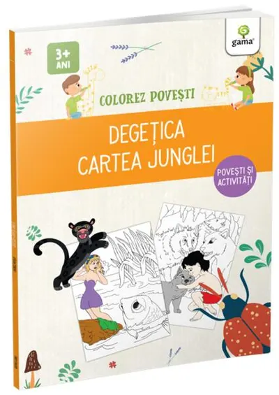 Degețica & Cartea Junglei - Paperback brosat