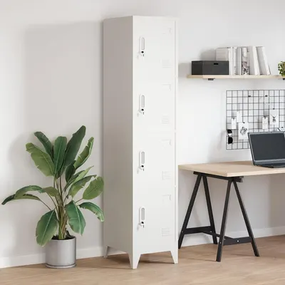 vidaXL Dulap vestiar cu 4 compartimente 38x45x180 cm
