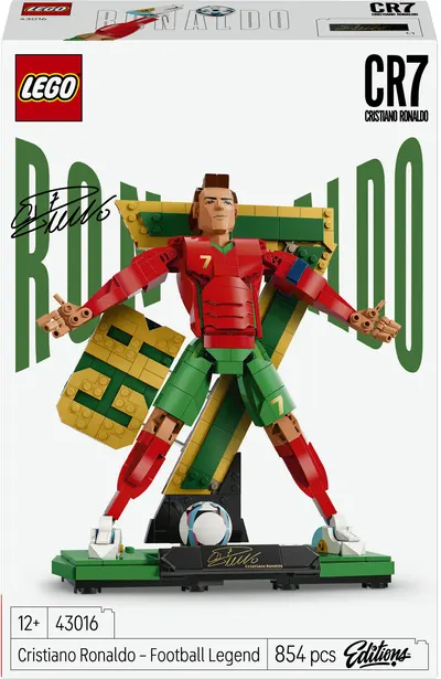 Set de construcție LEGO Editions - Legendă fotbal: Cristiano Ronaldo (43016)
