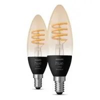Becuri smart cu filament E14, 2 buc. 5 W White ambiance – Philips Hue