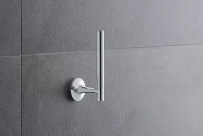 Rezerva hartie WC Duravit Starck T 0099391000, montare pe perete, metal, Crom lucios