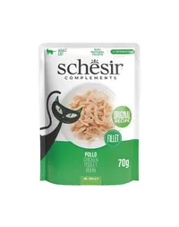 Hrană pisici pui la plic SCHESIR Complements în jeleu 70 g