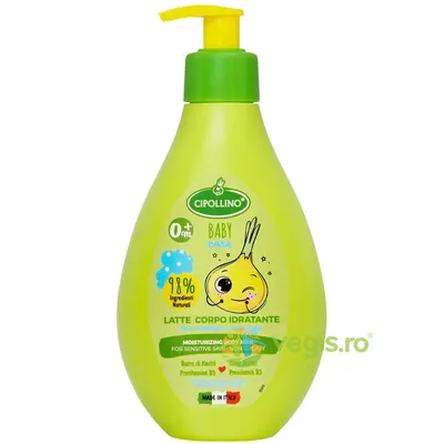 Lapte Hidratant pentru Corp pentru Pielea Sensibila a Bebelusilor 0+ Luni 250ml