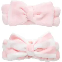 Brushworks Makeup Headbands bentiță cosmetică cu fundă
