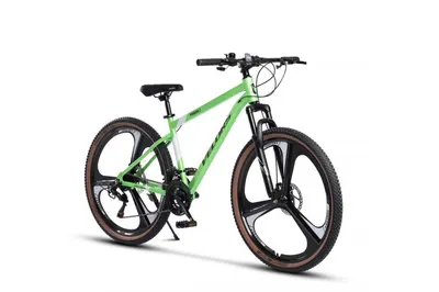Bicicleta MTB-HT Velors Power 2.7 V27302M VerdeAlbNegru 27 inch cadru aluminiu