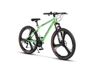 Bicicleta MTB-HT Velors Power 2.7 V27302M VerdeAlbNegru 27 inch cadru aluminiu